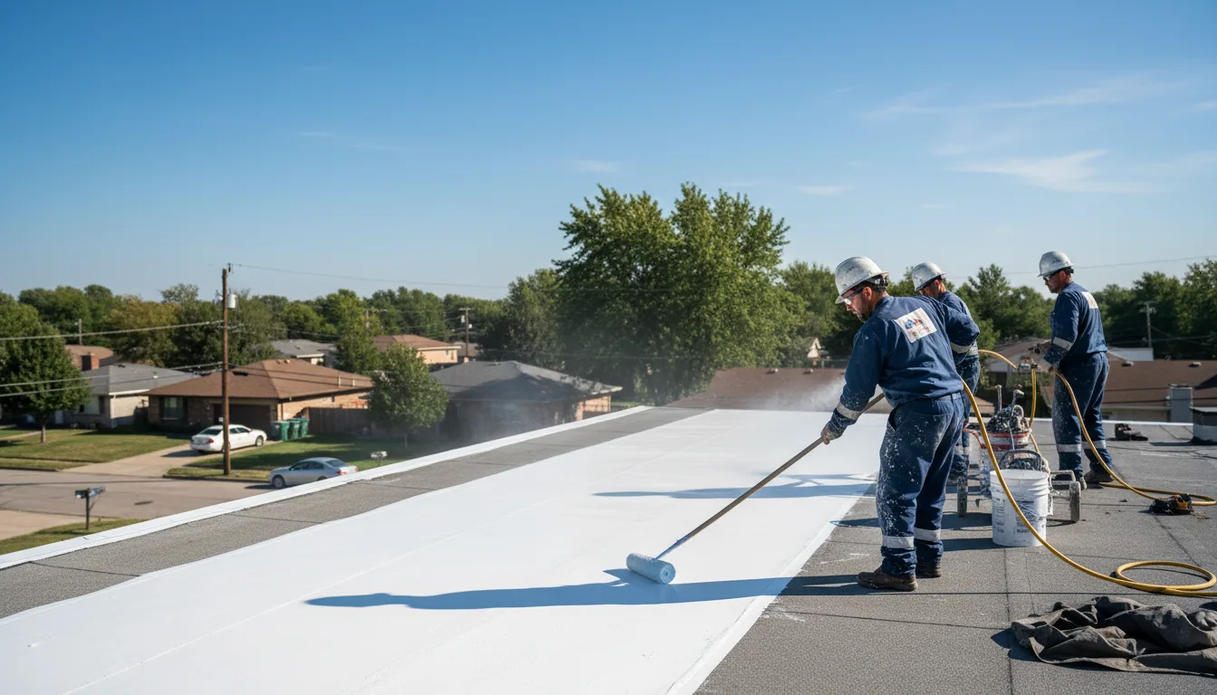Commercial roof coating in Trumansburg, NY near me